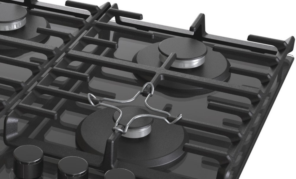 Płyta gazowa GORENJE GTW641SYB - Żeliwne ruszty ProGrids