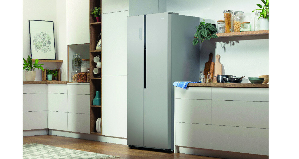 Lodówka GORENJE NRS9182MX Side by side Kostkarka cicha praca