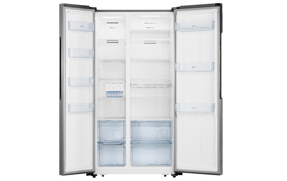 Lodówka GORENJE NRS9182MX Side by side Kostkarka XtraSpace miejsce półki