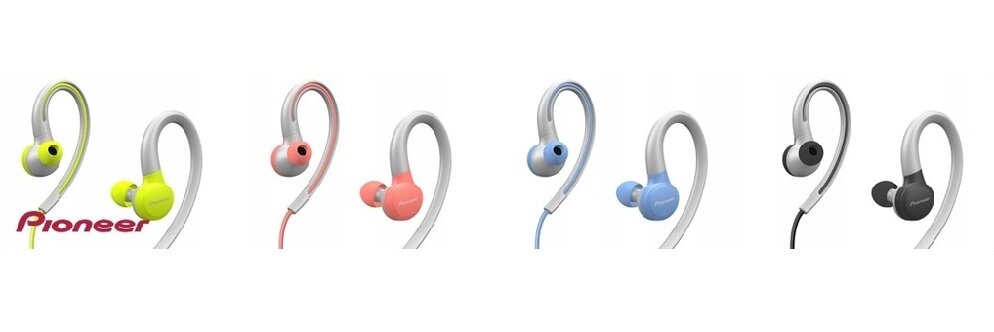 Słuchawki dokanałowe PIONEER SE-E6BT-B Czarny widok kolory