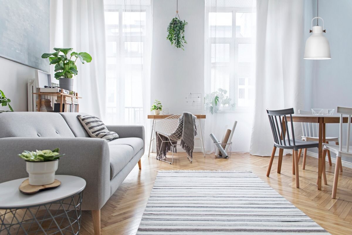 Lampa sufitowa ACTIVEJET Loly Biały, normy, bezpieczeństwo, jakość, certyfikat, Stylowa biała lampa w jasnym salonie w stylu skandynawskim.