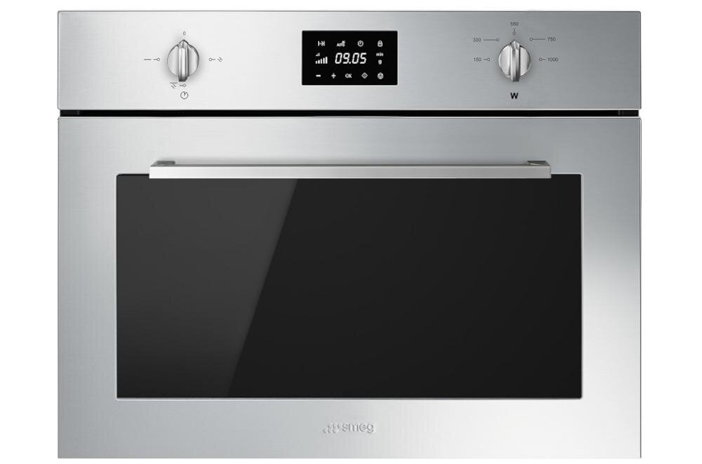 SMEG SF4400MX gotowanie kuchenka mikrofalowa obiad podgrzewanie