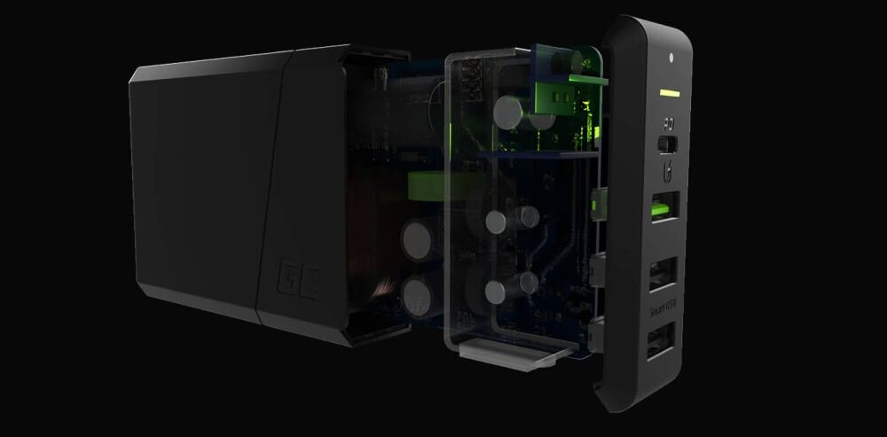 Ładowarka do laptopa GREEN CELL Power Source 75 W