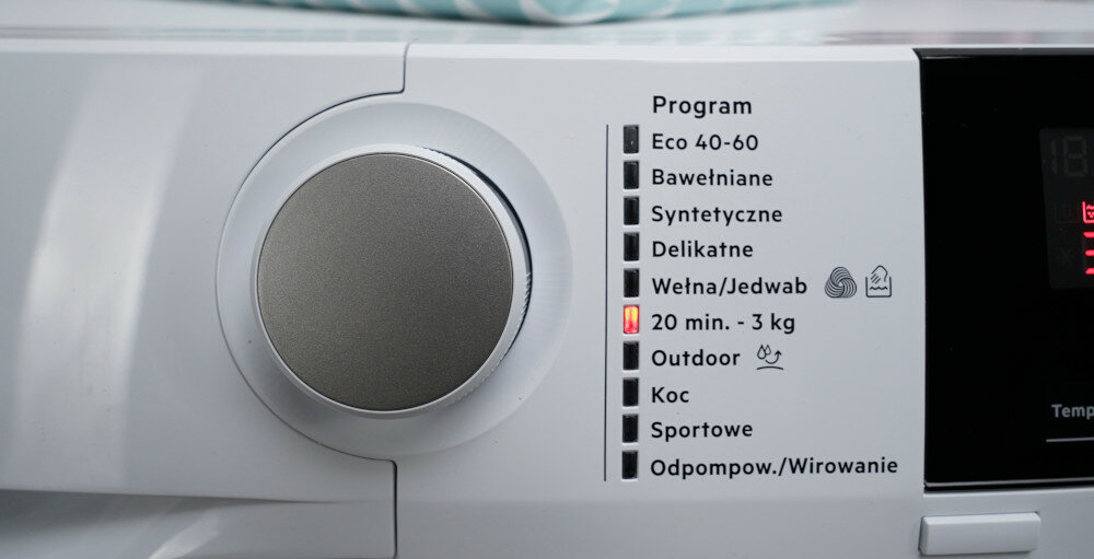 Pralka AEG L6FBG48SP certyfikat Woolmark wełna pranie delikatne