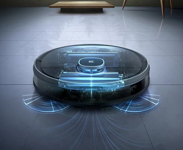 Robot sprzątający ECOVACS Deebot Ozmo 950 prostota kompaktowość wykrywanie krawędzi