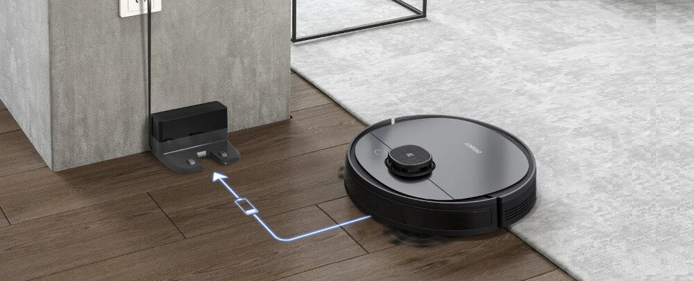 Robot sprzątający ECOVACS Deebot Ozmo 950 bezpieczeństwo akumulator ładowanie