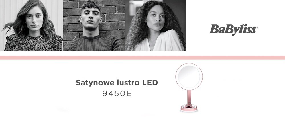 Lusterko kosmetyczne BABYLISS 9450E kv początek opisu