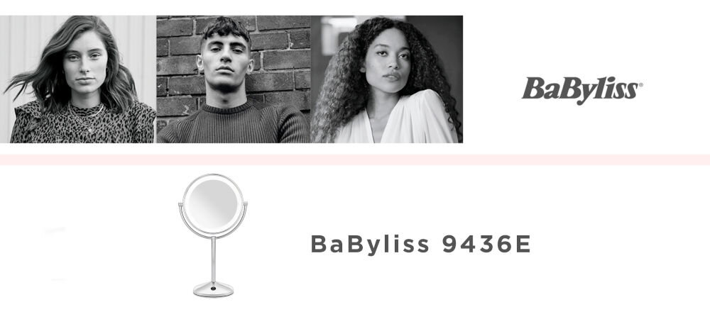 Lustro kosmetyczne BABYLISS 9436E idealna widoczność