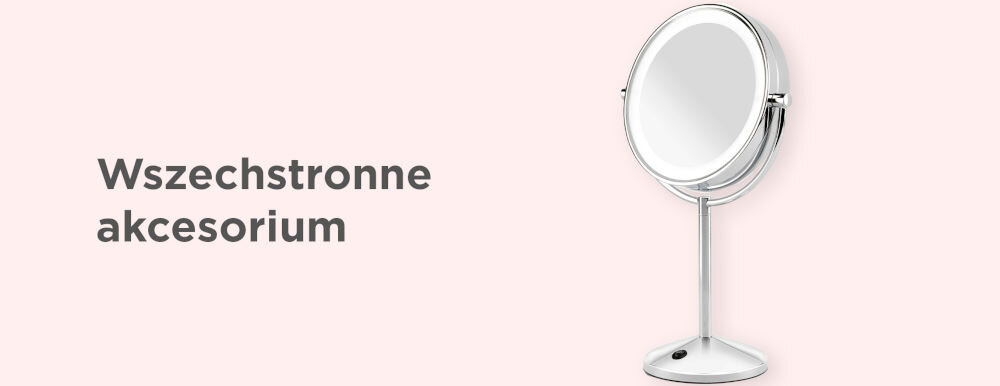 Lustro kosmetyczne BABYLISS 9436E codzienne czynności pielęgnacyjne kosmetyczne dziesięciokrotne powiększenie precyzyjne dopracowanie poprawa niedoskonałości perfekcja w codziennej pielęgancji