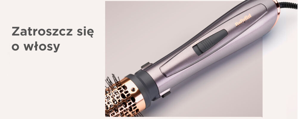Suszarko-lokówka BABYLISS Air Style 1000 AS136E optymalne rezultaty stylizacji silnik moc 1000 W szybkie efektywne suszenie modelowanie dwa ustawienia temperatury dostosowanie ciepła precyzyjne dopasowanie stylizacji funkcja chłodnego nawiewu utrwalenie fryzury 0chrona włosów przed nadmiernym ciepłem codzienny użytek zdrowe piękne włosy