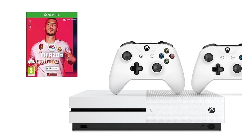 Konsola MICROSOFT XBOX ONE S gra w zestawie