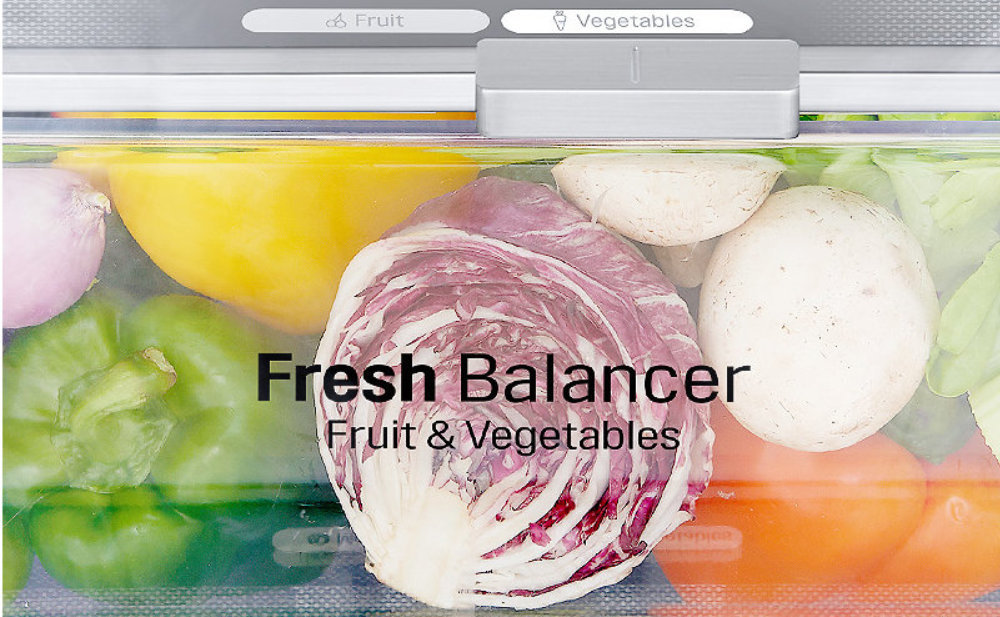 Lodówka LG GBB72PZEFN - FRESHBalancer™