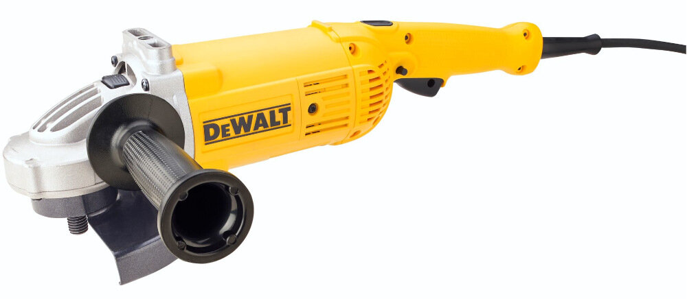 Szlifierka kątowa DEWALT DWE496-QS przycinanie szlifowanie bardzo wydajna niski poziom wibracji silnik elektryczny moc 2600 W obroty do 6600 obrotów na minutę