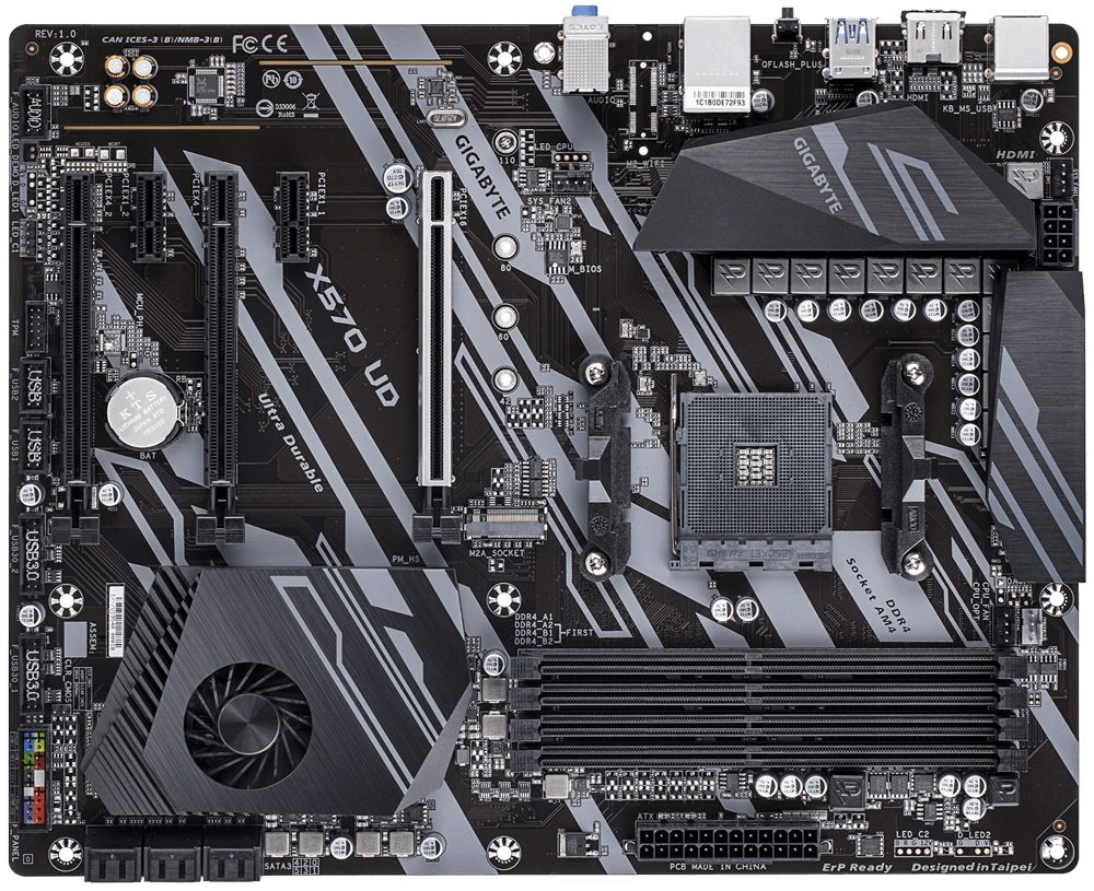 Płyta główna X570 UD ultra durable wytrzymałość trwałość