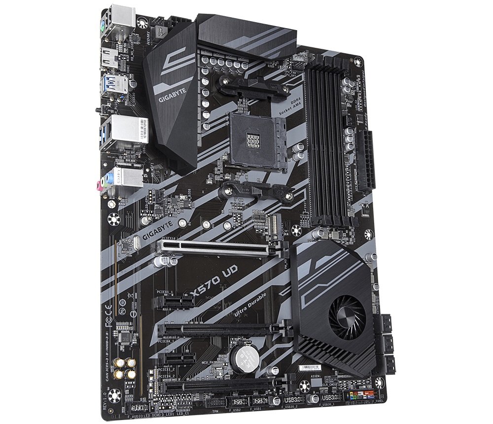 Płyta główna X570 UD system chłodzenia technologia Smart Fan 5 XSplit Gamecaster