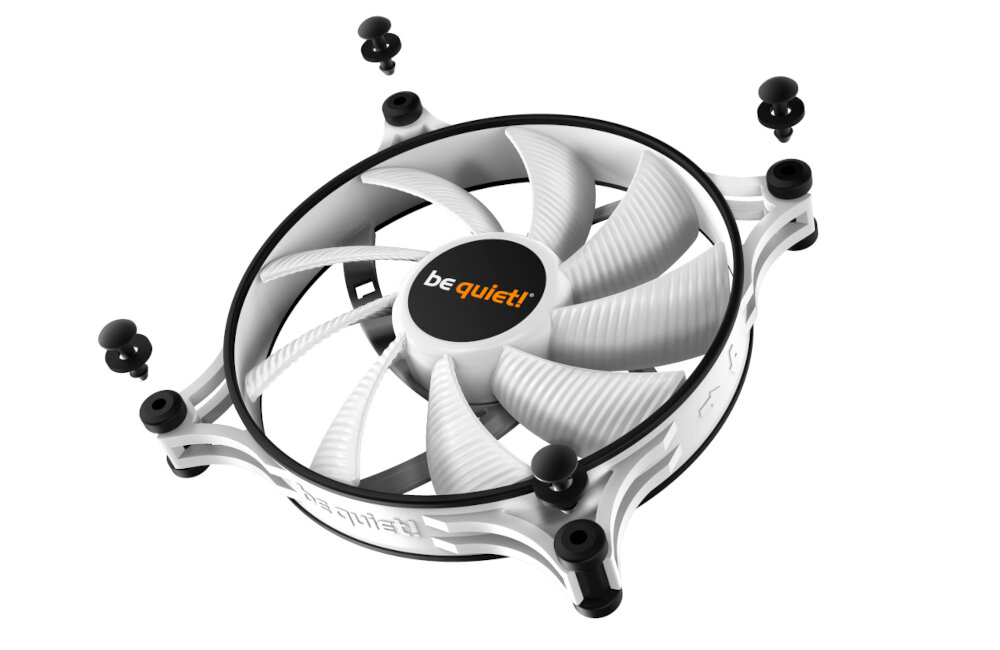 WENTYLATOR BE QUIET SHADOW WINGS 2 WHITE, 140MM PWM&nbsp;&nbsp;