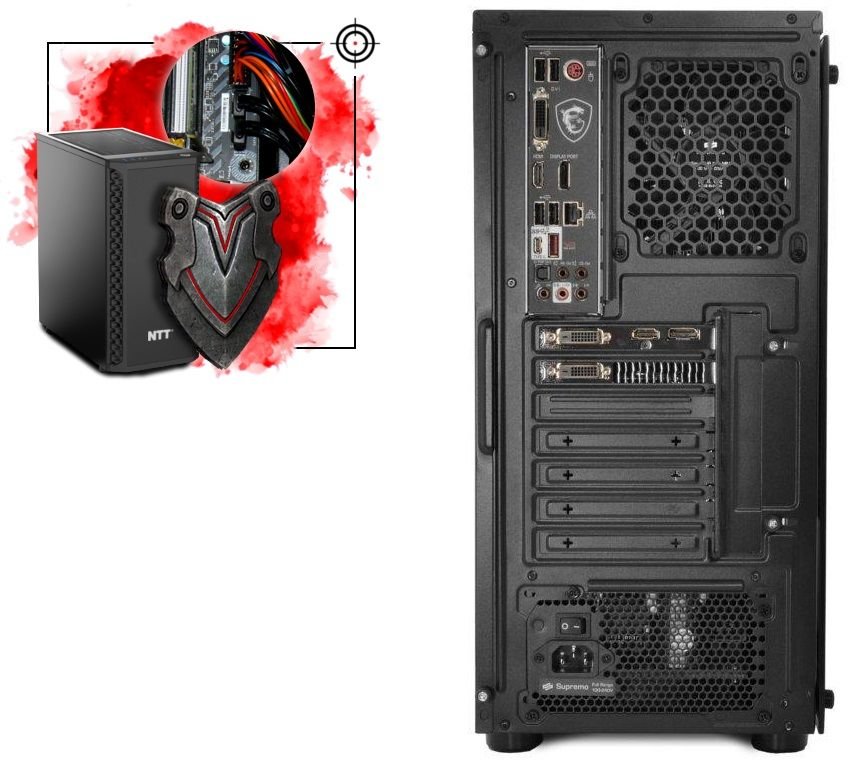 Komputer NTT Game W310i5 - Obudowa