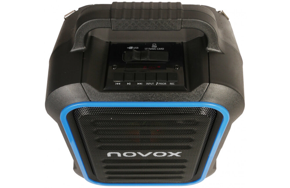 POWER AUDIO NOVOX MOBILITE BLUE solidna obudowa mikroruchy