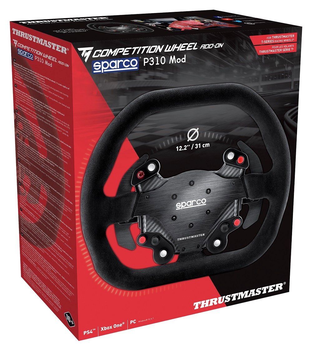 Kierownica THRUSTMASTER Competition Wheel Sparco P310 Mod ergonomiczny kształt realistyczne odwzorowanie sportowa jazda