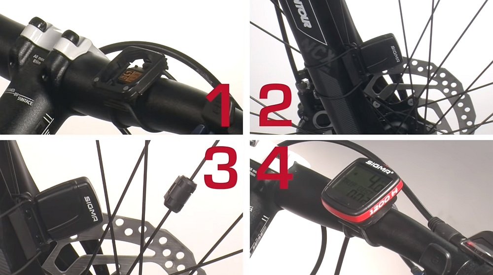 Czujnik kadencji SIGMA Baseline-1200 montaż instrukcja instalacja 