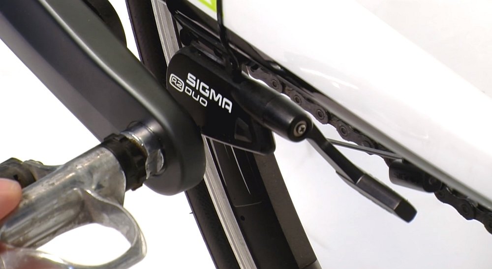 Czujnik kadencji SIGMA R2 Duo Ant+ lacznosc Bluetooth pomiar odczyt 