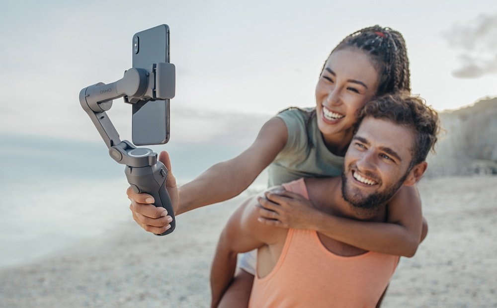 Gimbal ręczny DJI Osmo Mobile 3 filmowanie