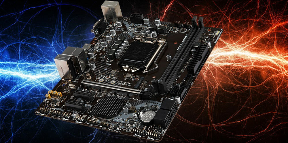 Płyta główna MSI B365M PRO-VH - chlodzenie konstrukcja 