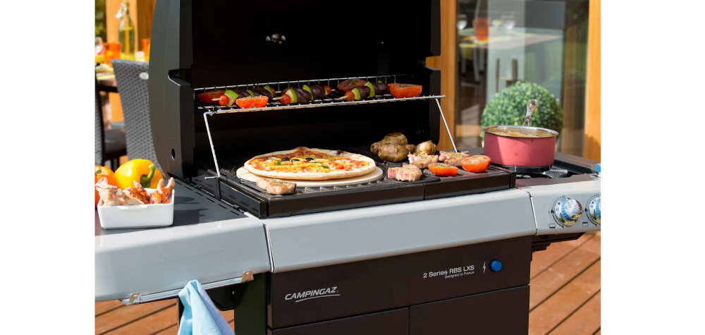 Grill gazowy CAMPINGAZ RBS LXS Seria 2 mozliwosci wok ze stali weglowej opiekacz do drobiu