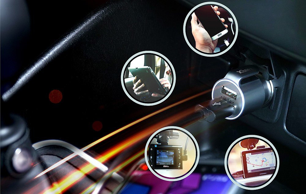 XBLITZ Q30 PRO ładowarka samochodowa 2xUSB Quick ładowanie Quick Charge