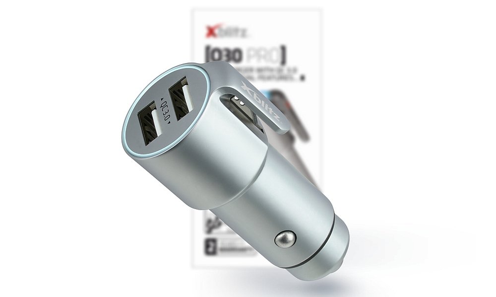 XBLITZ Q30 PRO ładowarka samochodowa 2xUSB Quick 24v 12v uniwersalność