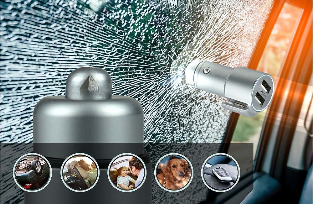 XBLITZ Q30 PRO ładowarka samochodowa 2xUSB Quick zbijak do szyb