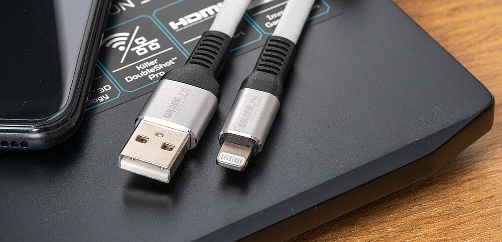 Kabel USB - Lightning GÖTZE & JENSEN Golden Line