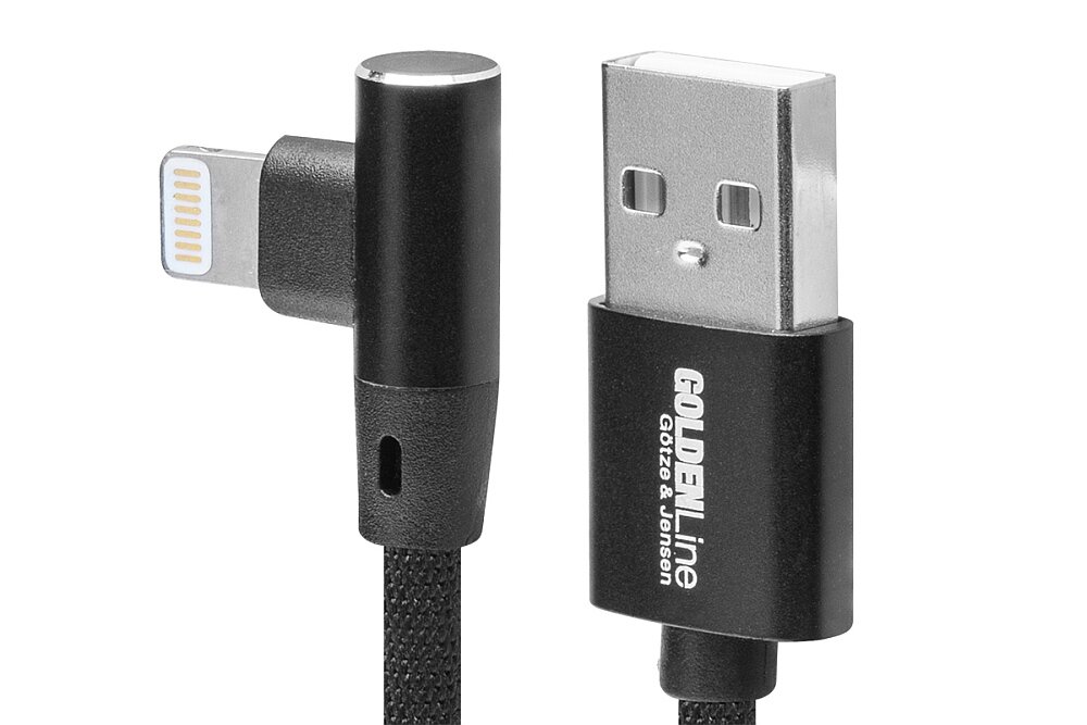 Kabel USB - Lightning GÖTZE & JENSEN Golden Line