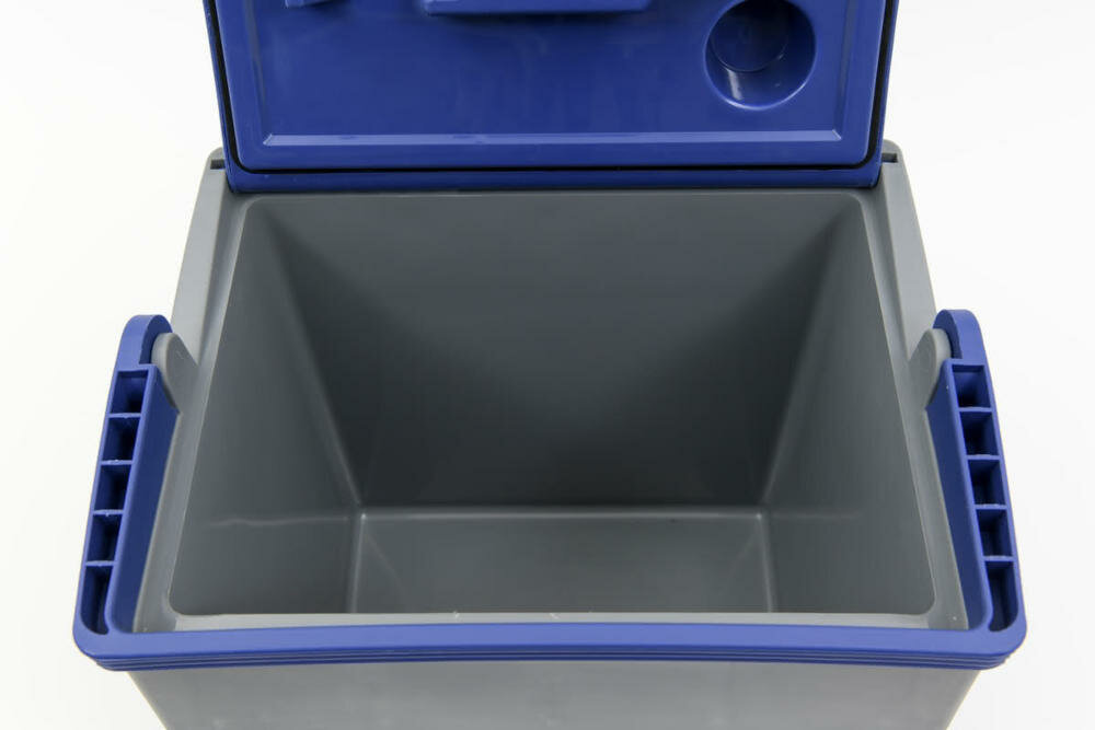 CLATRONIC-KB-3714-30L lodówka turystyczna chłodzenie plastikowa obudowa podwójne ścianki wysokogatunkowa izolacja napoje żywność uchwyt pokrywa zdejmowana pojemna butelki