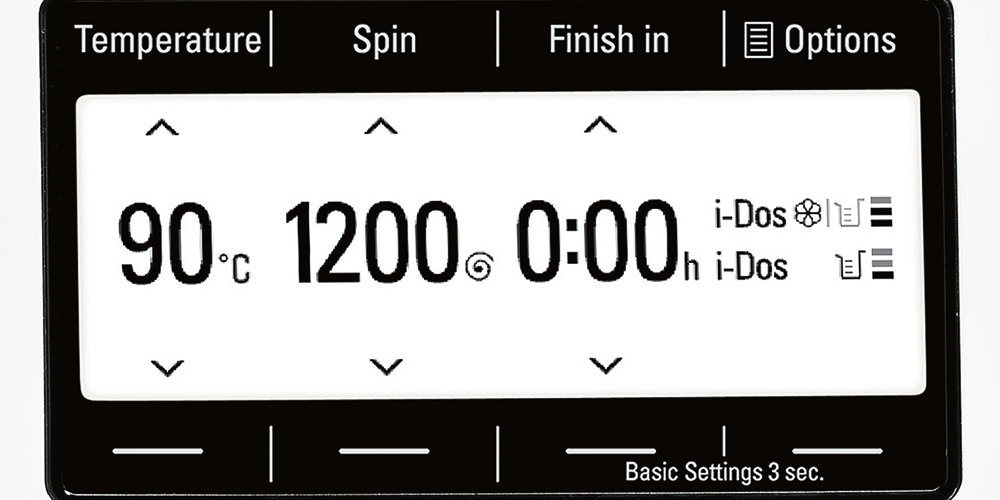 Pralka SIEMENS WM6HXF40PL - Wyświetlacz TFT