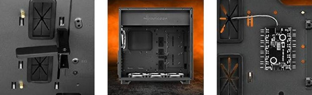 Obudowa SHARKOON Pure Steel RGB - instalacj dyskow