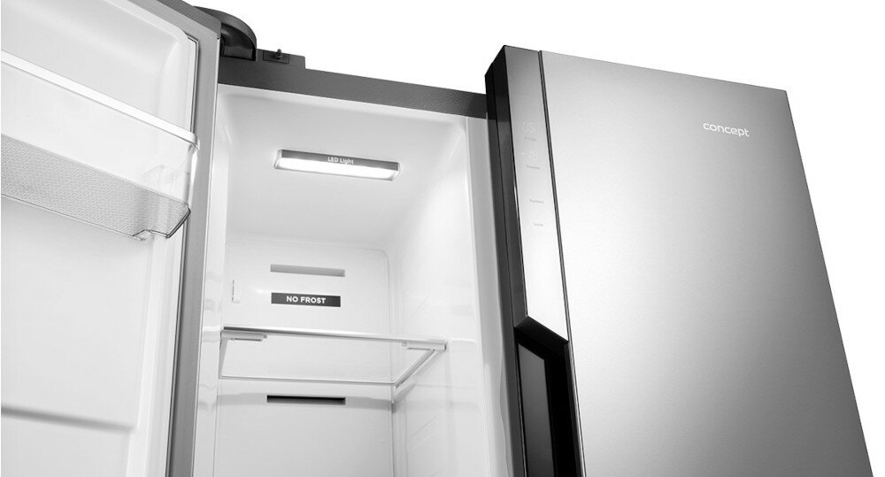 LODÓWKA CONCEPT LA7383 LED oświetlenie