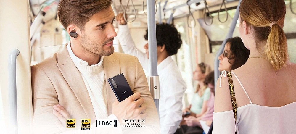SMARTFON SONY XPERIA 5 dźwięk dolby słuchawki głośniki