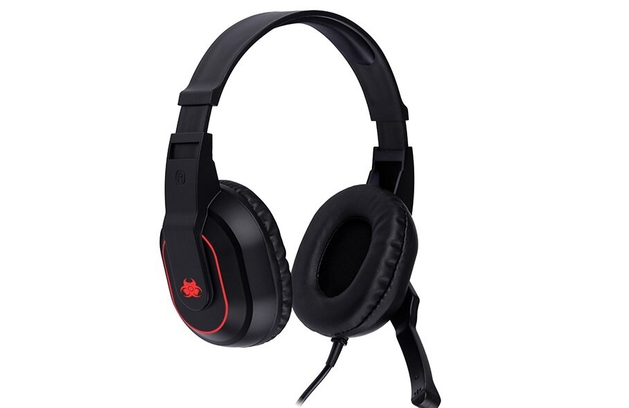 Słuchawki TRACER Gamezone Radian RGB dla graczy do muzyki miękkie nauszniki