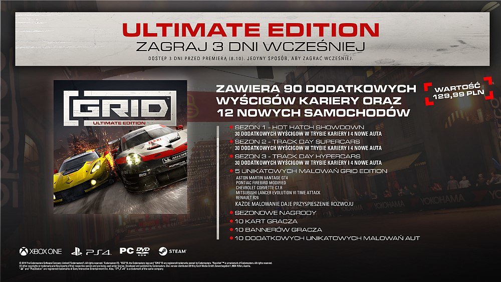 GRA codemasters GRID ultimate