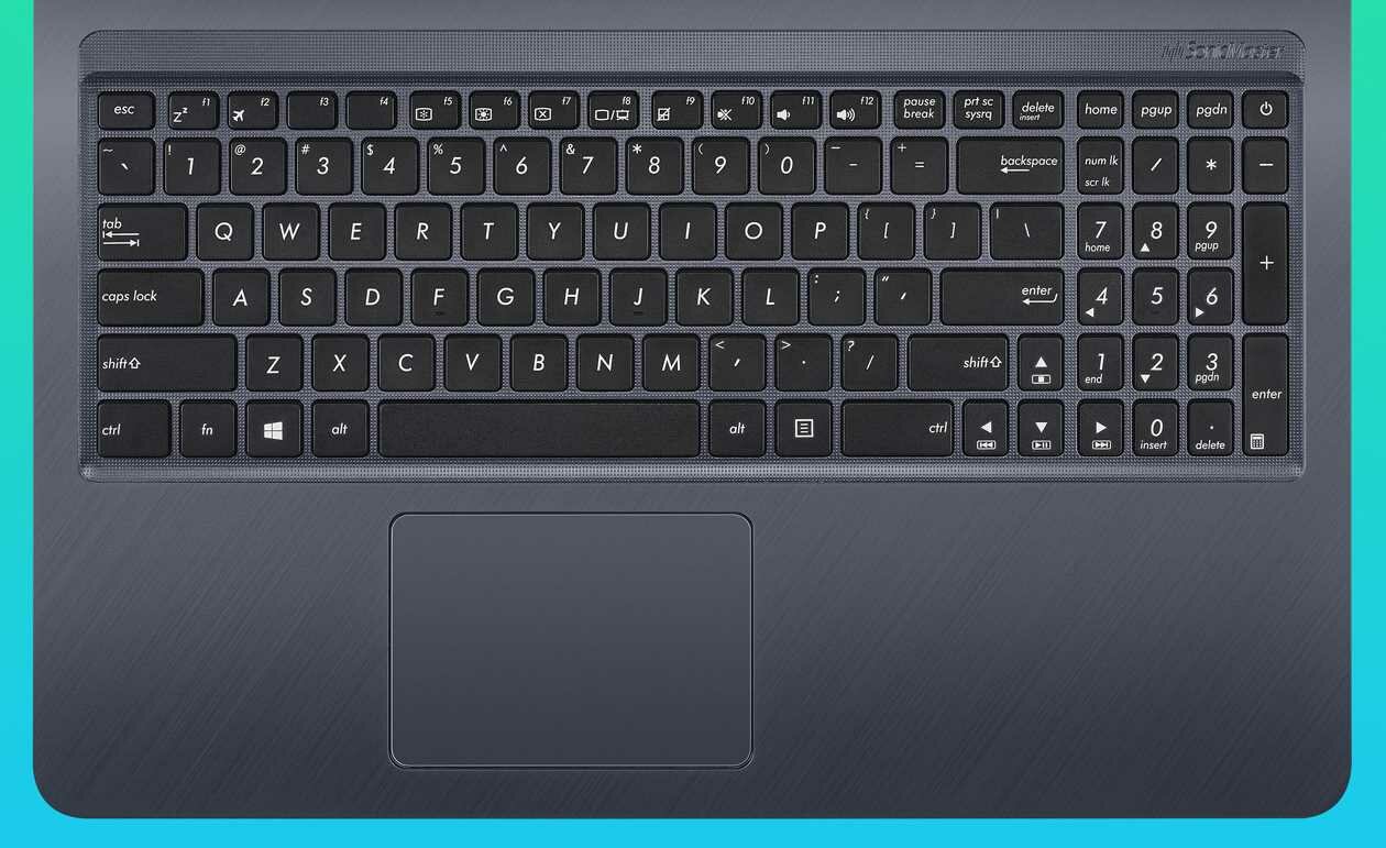 Laptop ASUS X543MA - Klawiatura