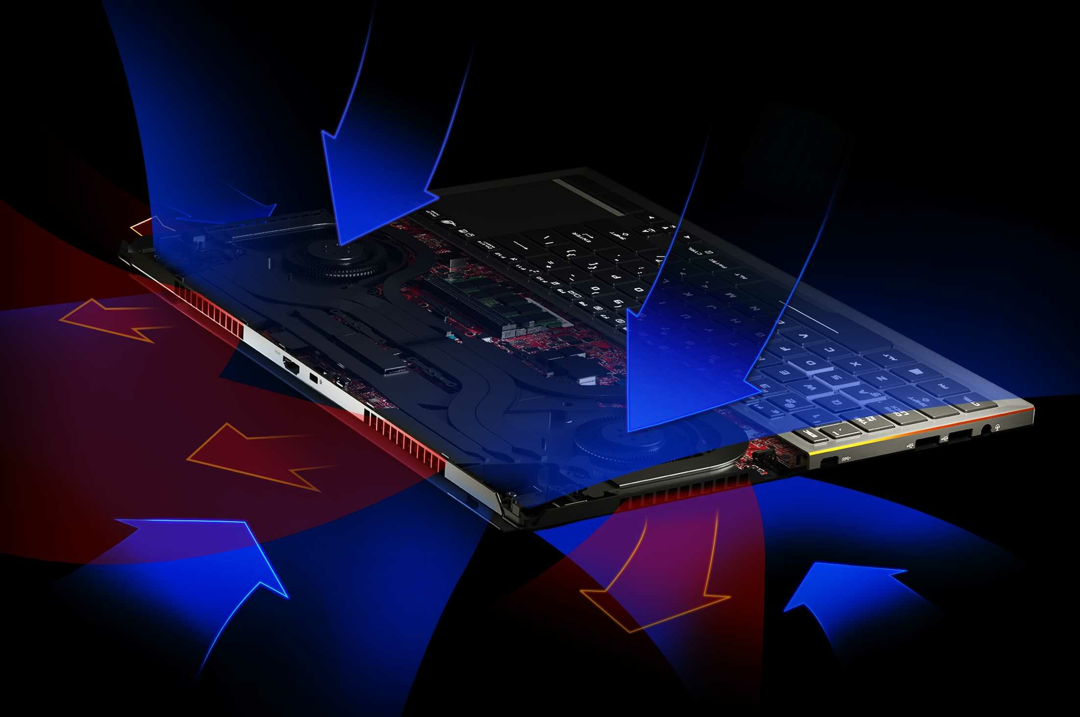 Laptop ASUS Rog Zephyrus S - Active Aerodynamic System