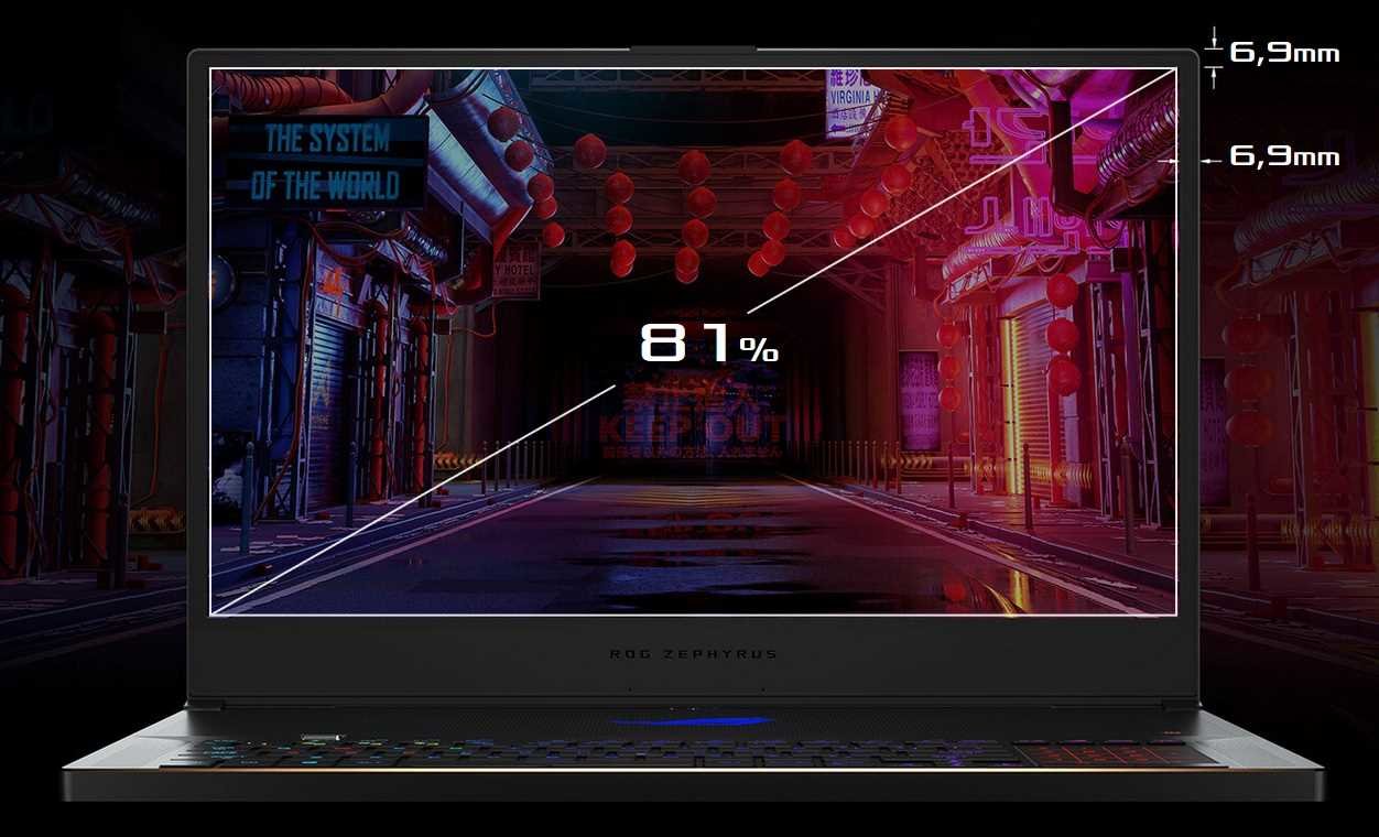 Laptop ASUS Rog Zephyrus S GX701  - KOMPAKTOWY