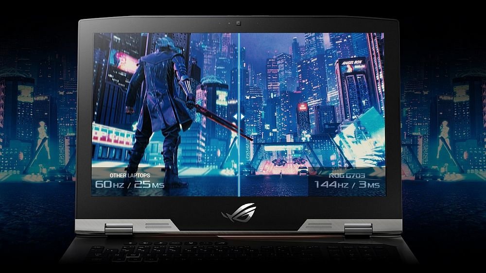 Laptop ASUS Rog G703 - ekran