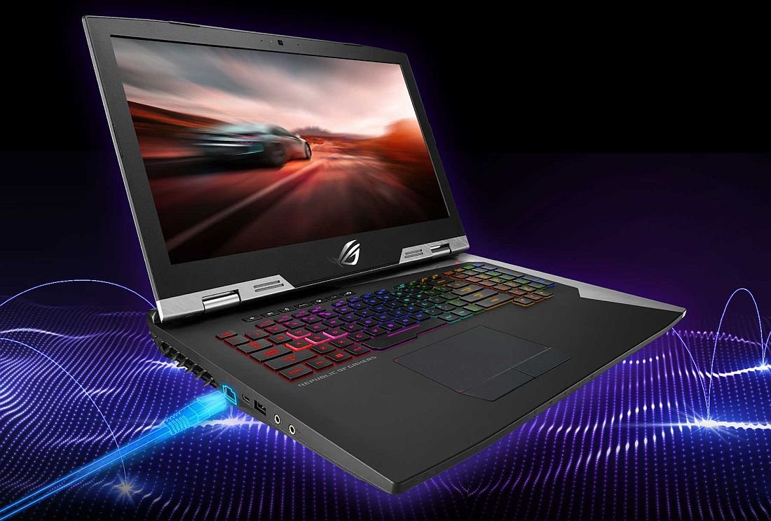 Laptop ASUS Rog G703 - Sieć