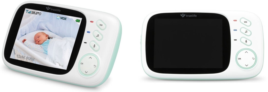 Monitor TRUELIFE NannyCam H32 Wbudowane melodie 8 wgranych melodii