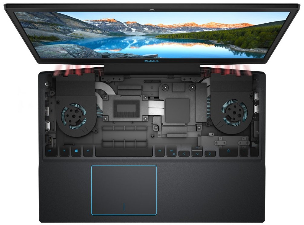 Laptop ASUS Inspiron 15 G3 3590  - chłodzenia   