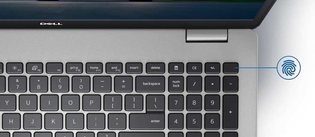 Laptop DELL Inspiron 15 5593 - czytnika linii papilarnych