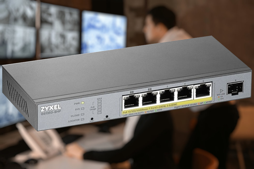 Switch ZYXEL GS1350-6HP praca szybkość eleastyczność pomoc wyposażenie