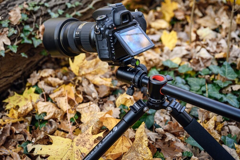 Statyw FOTOPRO X-go Chameleon foto stabilizacja rozkładanie waga wysokość aparat luneta lornetka kamera monopod